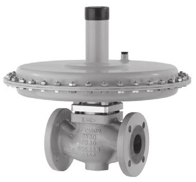 Self-operated Pressure Regulators Pressure reducing valve Type 2405 Excess pressure valve Type 2406 Application Pressure regulation of flammable gases used as a source of energy or to control