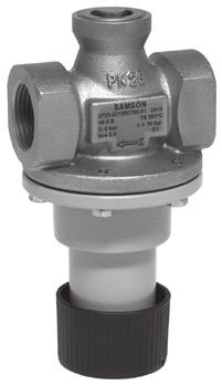 Self-operated Pressure Regulators Pressure reducing valves Type 44-0 B and Type 44-1 B Excess pressure valve Type 44-6 B Application Pressure set points from 0.
