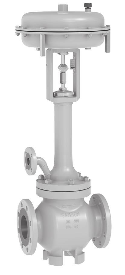 Pneumatic Steam-conditioning Valves Series 280 Steam-conditioning valves Type 3281 and Type 3286 Application Steam converters (globe valve or angle valve) for process engineering applications and