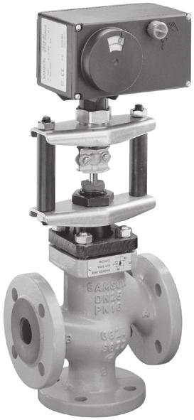 230/50 Hz and 24 V/50 Hz Type 3321/3323-E3 Electric control valve: Type 3374 Electric Actuator for 230 V/50 Hz or 60 Hz, 24 V/50 Hz or 60 Hz, optionally with fail-safe action Technical data Body