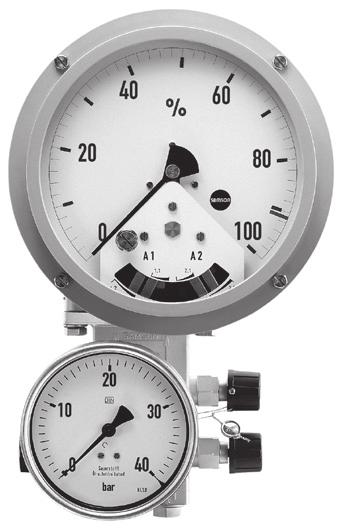 Media Series Differential Pressure, Flow and Liquid Level Meters Media 5 Media 05 Application Instruments designed to measure differential pressure and measured variables derived from it.