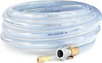 5 mm x 15 m) Air Hose Clear Braided Hose Kit: 1 1/4 in x 25 ft (32 mm x 7.5 m), Fluid Hose and 3/8 in x 25 ft (9.5 mm x 7.