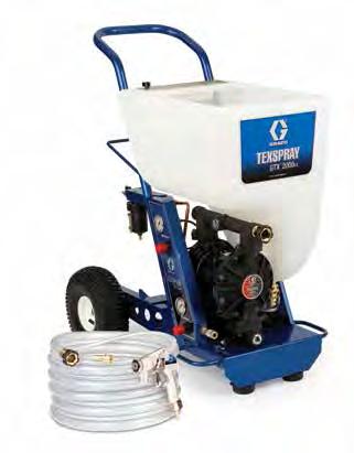 changes Largest 17-Gallon Capacity Hopper No-tools removal for easy clean up Steep sided to keep the thickest muds flowing to the pump Separate Pump/Gun Air Controls One regulator controls pump