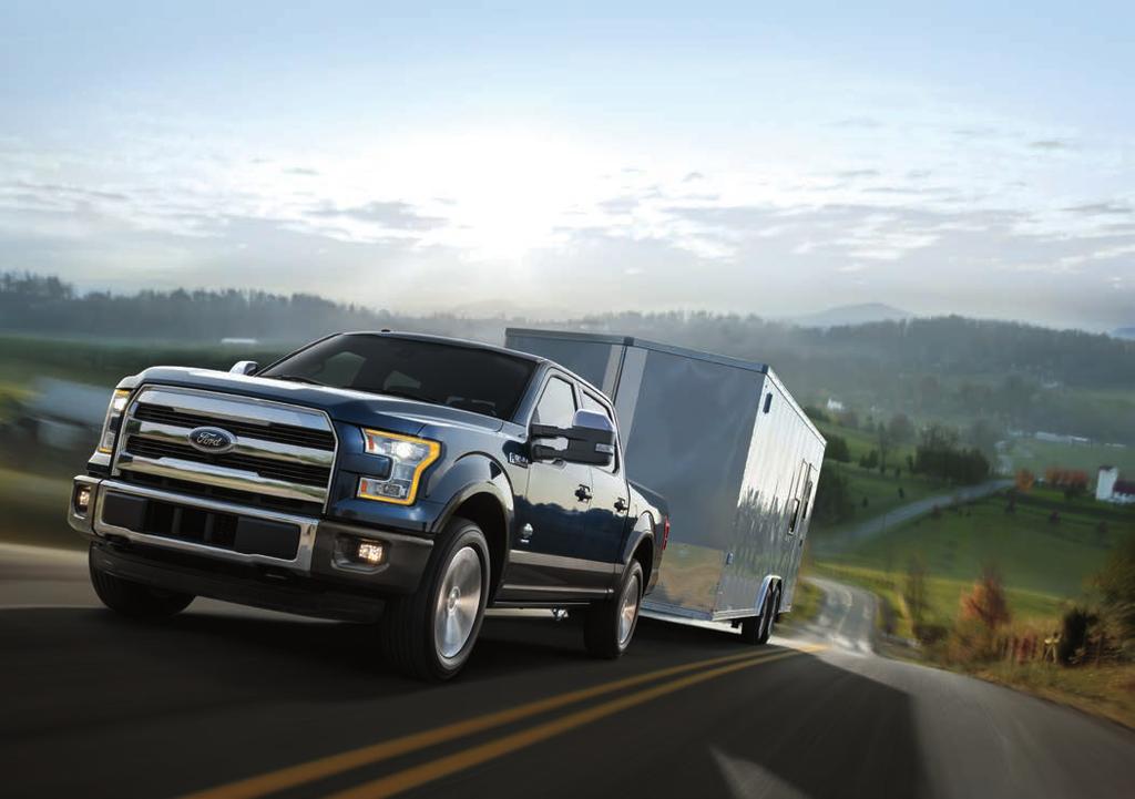 tows more than anyone else. Tow more. Sweat less. With its high-strengthsteel frame, torque-heavy engines and advanced technologies, the 205 Ford F-50 helps keep your trailer where it belongs.