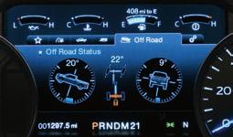 informs you like never before. See all it can do The all-new 8" productivity screen in the instrument cluster of F-50 is your command center. Tabs at the top make navigation easy between screens.