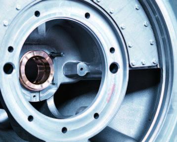 maintenance costs: The specified service interval for bearings on A100-L turbochargers is 36,000 operating hours. The exchange interval for rotating parts is 100,000 hours.