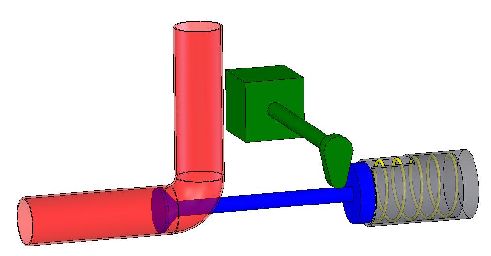 Figure 8.5 Design Concept 3: Camshaft (Modeled by D. Curran) 8.2.3 Mechanical Concepts There were two purely mechanical ideas floating around.