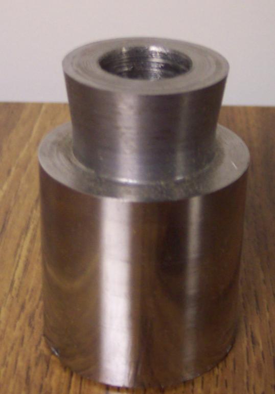 Figure 9.12 Partially machined turbine inlet cone. 9.4 Results The design of the exhaust system was completed. The model of the exhaust system is shown isolated in Fig. 9.13.