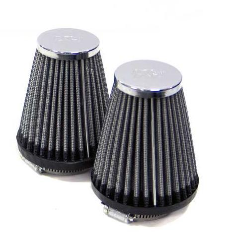 Figure 6.2 Pod style air filters. (Retrieved from http://kandn.com/images/l/rc- 1082.jpg on April 21, 2008) The team decided to try to find a high-flow pod style air filter for the intake system.