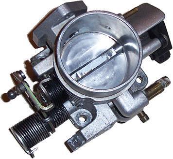 Figure 6.3 Butterfly valve throttle body. (Retrieved from http://www.headtune.co.uk/images/vauxhall%20vectra%20ecotec%202.0%20tb %20-%20White.