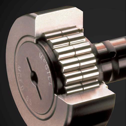 of standard needle rollers. This construction allows the bearings to support radial loading, as well as some axial loading.