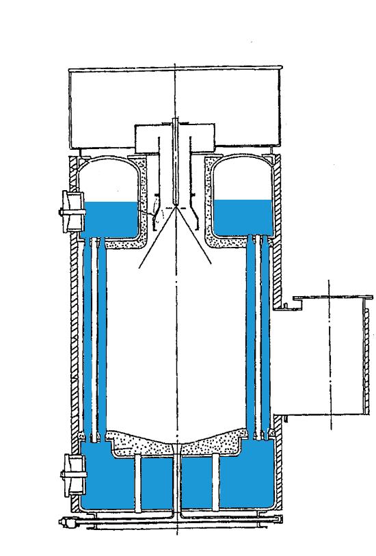 Steam to service Automatic Water Level Transmitter C Feed Water A Exhaust Gas Outlet B Surface Blow off Figure 37 Cross section view of boiler (4) Cause Analysis - - - Check Point We set the damaged