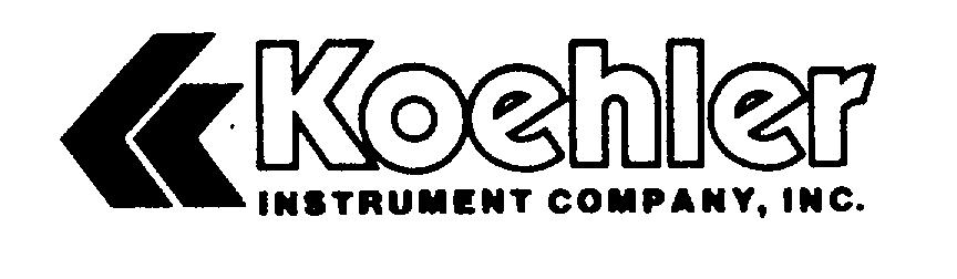 WARRANTY POLICY Any product* manufactured by Koehler Instrument Co., Inc. (hereinafter referred to as the company) is sold on the following basis and none other.