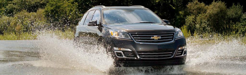 safety Traverse LTZ in Tungsten Metallic. ingenious technology Is all around you. Travel with confidence in the 2015 Traverse LTZ.