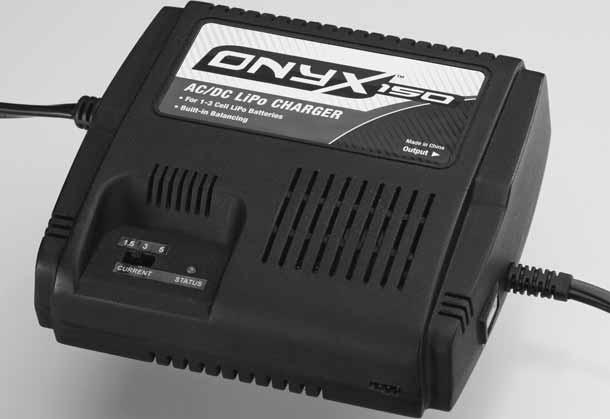 DTXP4195 AC/DC LIPO CHARGER INSTRUCTION MANUAL The Onyx 150 AC/DC LiPo balancing charger is the perfect entry-level LiPo charger for modelers using up to 3S LiPo batteries.