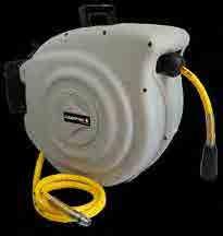 REEL 10MM X 14M L-PAW1014 Air/Water 10mm x 14m retractable hose reel Positive hose latch locks yours hose at any length  ready for Australia s toughest environmental conditions Working
