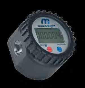 DIGITAL OIL METERS ELECTRONIC OIL METER 1/2 IM012E-01 Digital display showing both cumulative & push-button reset batch totals Suitable for oils up to SAE 140, automatic trans fluid, engine oil, gear