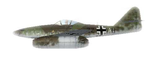 2.14 Messerschmitt Me 262 ( 44, 45) The Messerschmitt Me 262 was the first ever jet fighter to enter combat and the only one with significant contribution to the Luftwaffe.