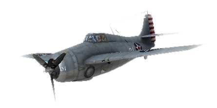 5.3 Grumman F4F-3,4,FM-2 Wildcat ( 41-43) The F4F-3 Wildcat was generally inferior to the Zero, but it was all the Americans had against the Japanese during the early stages of the Pacific War.