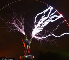 Amazing to watch, it operates with enough electricity to be