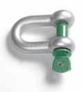 Shackles Applications Shackles are used in lifting and static systems as removable links to connect (steel) wire rope, chain and other fittings.