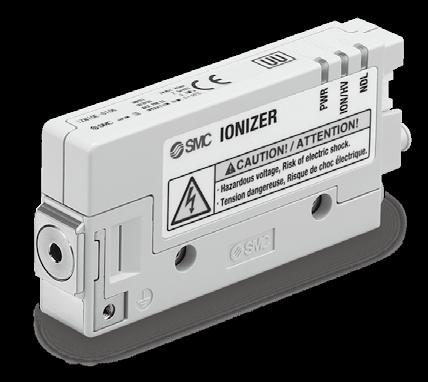 CONTENTS Nozzle Type Ionizer IZN10E Series Technical Data Static Neutralization Characteristics p. 8 Blow Velocity Distribution p. 8 Flow Rate Characteristics p.
