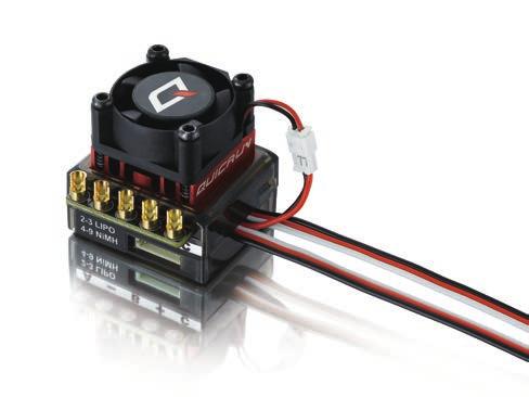 60 A 1:10 & 1:12 Competitions QuicRun-10BL60-Sensored High performance but low price, users can own this reliable race-ready ESC at an affordable cost.