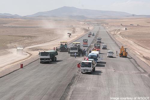 Algeria & Morocco - Algeria $11.2 billion ''East - West'' highway (1200 Km) is considered the largest public works project in the world. The project is a six-lane toll highway.