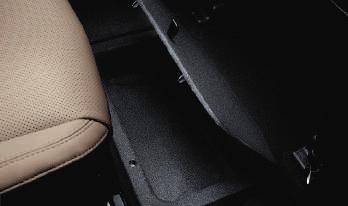 The outer seats can also be optionally heated.
