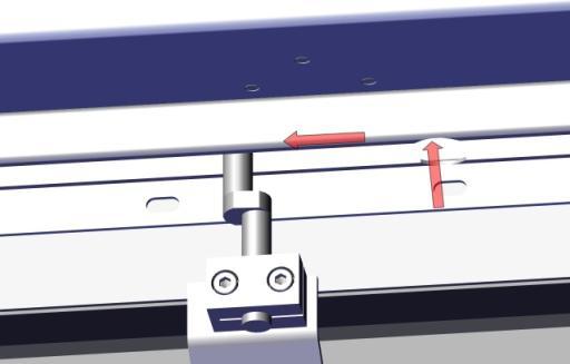 5. Install the guide rollers properly, to align door with structure to avoid gap adjust eccentric roller shaft. 6.