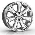 9 cm) 7-spoke Silver wheels, LPO wheels will come with 4 steel 22" 