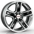 wheels will come with 4 steel 22"  selected (dealer-installed)