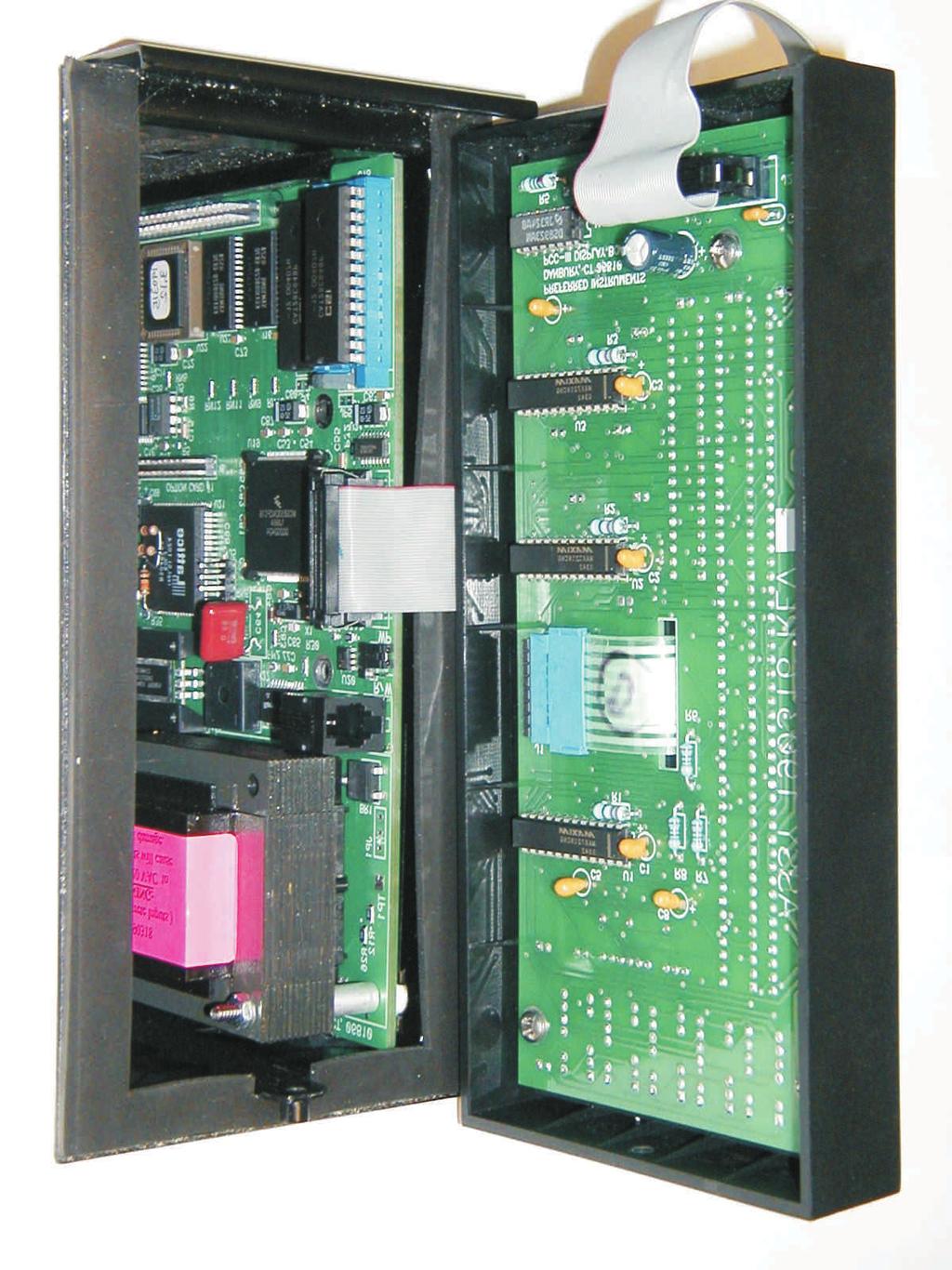 OPM 4000 Instruction Manual Novemebr 2007 Backup Memory Module 1. Remove screw on top of the control unit (Figure 7-6). 2. Open control unit front panel to access the backup memory module. 3.