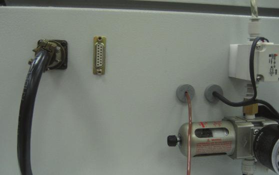 Set up procedure: Connect and tighten the four pin