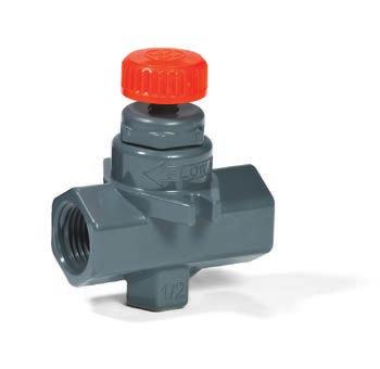 Series True Union Solenoid Valves 1/4" TO 1" PVC AND CPVC PVC and CPVC Continuous or