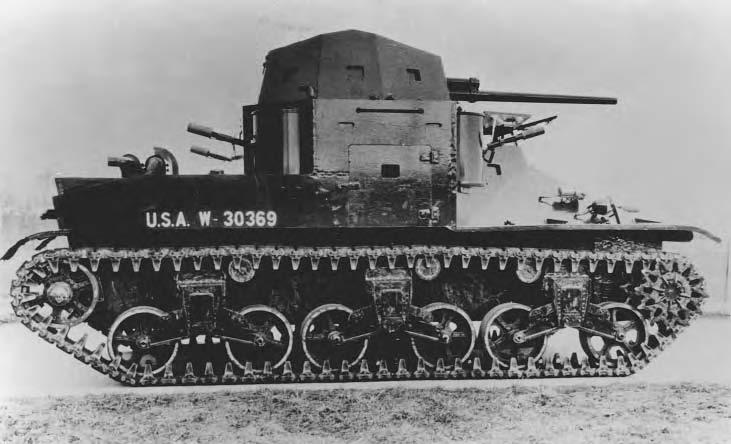 WORLD WAR II UNITED STATES: M2 AND M2A1 MEDIUM 291 UNITED STATES: M2 AND M2A1 MEDIUM Courtesy of Art-Tech/Aerospace/M.A.R.S/TRH/Navy Historical. Summary: U.S. medium tank entering service early in World War II in Europe.