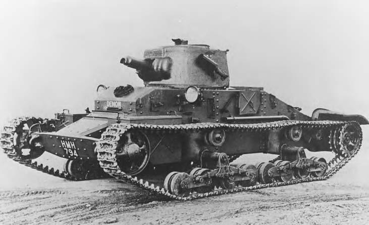52 TANKS Infantry Tank Mark I, nicknamed Matilda. Courtesy of Art-Tech/Aerospace/M.A.R.S/TRH/Navy Historical. had a battle weight of some 24,700 pounds and a two-man crew.