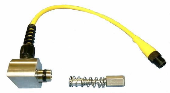 If the intensifier pump quits cycling, the Proximity Switch may need to be replaced. Check the LED lights on the switches Symptoms of a failed Proximity Switch: a.