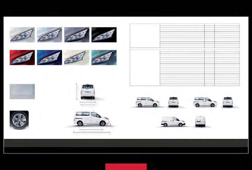 COLOURS Alabaster White (S) - QM1 Starburst Silver (M) - KLO Twilight Grey (P) - K51 Metallic Black (M) - GNO OVERALL DIMENSIONS please refer to the vehicle technical drawing A Length mm 4560 B Width