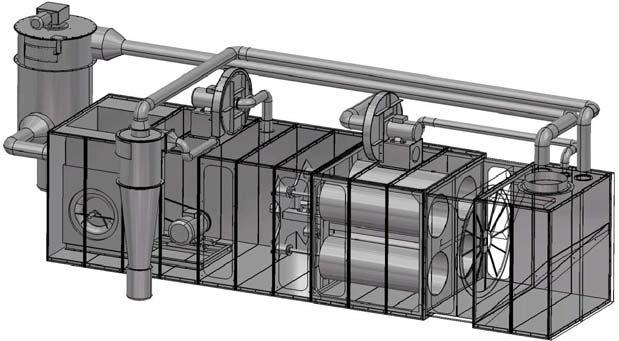 Separating/Compacting fine particles with centrifugal separator and
