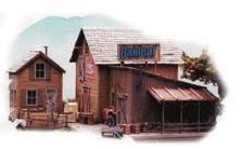 98 HO Classic Wooden Western- Style 3-Building Set Big City Hobbies. 168-8502 Kit - Sheriff s Office, Dentist & General Store Reg.