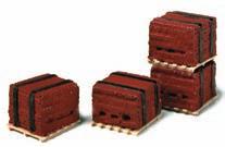 EXTRA ONLINE SAVINGS! HO Banded Bricks on Pallets Model Railstuff. 506-520 Red pkg(4) Reg.