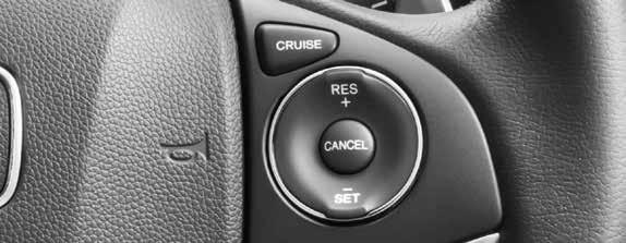 CRUISE CONTROL** Hit the highway and cruise at a constant speed as the City