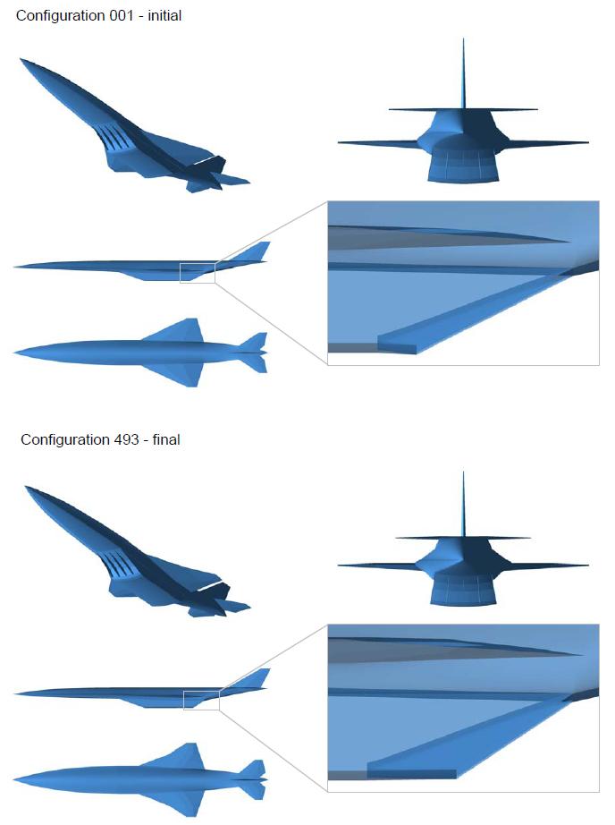 Manoeuvre loads are considered for the structural analysis of the Mach 6 configurations. The first case is the symmetric pull-up, which represents also a gust-load.