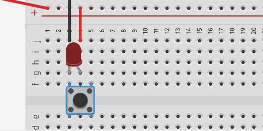 Placing the button where one end of the button s connector is on f3 forms part of our closed circuit. Remember that everything in a numbered row is connected.