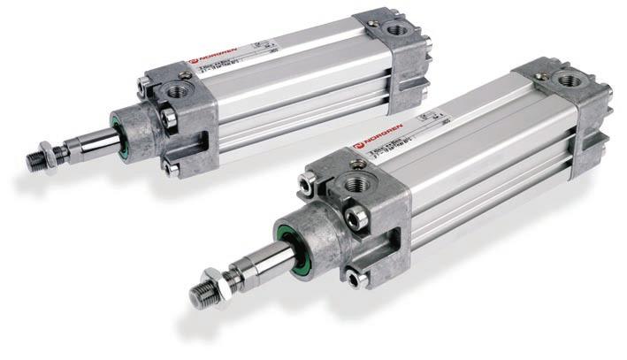 Double acting profile cylinders 32.