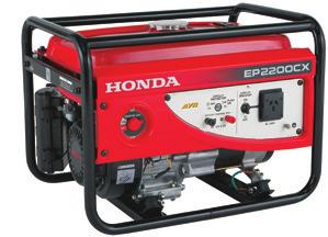 3 amp battery charger and circuit breaker Maximum output 4500W/240 volt AC High output performance and fuel efficiency via Honda's revolutionary GX340 engine Strengthened electric performance with