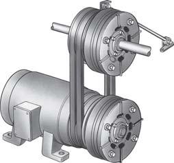 Shaft Mounted Brakes for Power-On Applications Pre-engineered, pre-packaged brakes mount on motor or thru shafts.