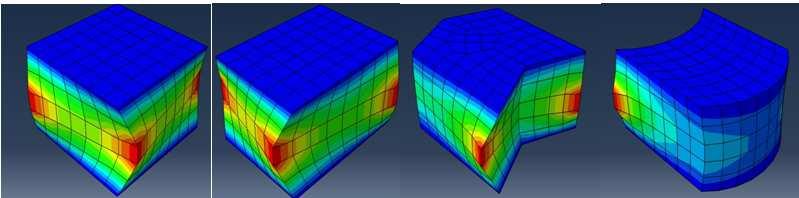 The two different pavement surfaces were created in ABAQUS, one perfect flat surface without any roughness and another with an average surface roughness of 500 microns as shown in the Fig. 5 below.