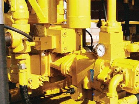 Additional benefits are realized as Oilgear load sense controls prevent